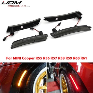 ชุดไฟหรี่ข้าง LED สีเหลืองอําพัน สีแดง แบบเปลี่ยน สําหรับ BMW MINI Cooper R55 R56 R57 R58 R59 R60 OEM Sidemarker Lamps 2007-2013/14