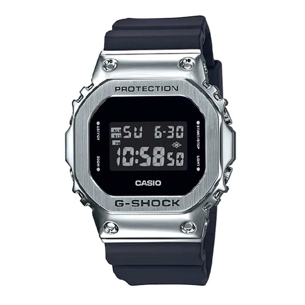 CASIO G-SHOCK นาฬิกาข้อมือ นาฬิกากันน้ำ นาฬิกาของแท้ ประกันศูนย์ CMG 1 ปี รุ่น GM-5600-1 นาฬิกาสีดำ