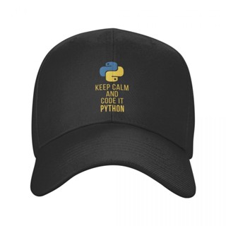 Mfhd 【พร้อมส่ง】หมวกเบสบอล ลาย Python Developer ปรับได้ สําหรับผู้ชาย ผู้หญิง