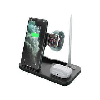 New Arrivals Wireless Charger Wireless Charging Station 4 in 1 Charging Station For phone Earphone iPad Pencil Watch