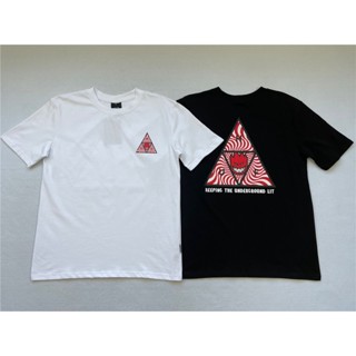 Huf เสื้อยืด คอกลม แขนสั้น สไตล์ฮิปฮอป แร็ป สเก็ตบอร์ด สําหรับผู้ชาย