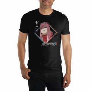 [S-5XL]ที่รักใน Franxx - Zero Two Diamond เสื้อผ้าคู่รักชายหญิง