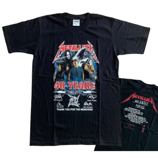 [S-5XL] MT055 เสื้อยืดวงร็อค METALLICA เมทัลลิก้า เสื้อวง เสื้อยืดเมทัลลิกา เสื้อวินเทจ