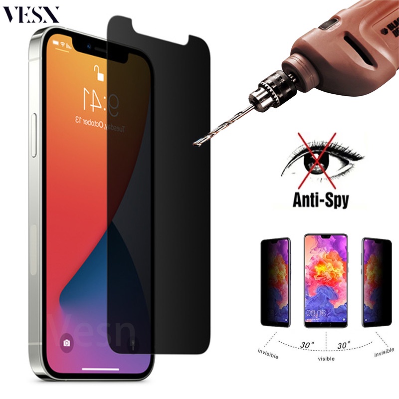 ฟิล์มกันแอบมอง ฟิล์มกันเสือก ฟิล์มกระจก iPhone 17 Air 16 16E 15 14 13 12 Mini 11 Pro X Xs Max Xr 7 8 6 6s Plus 5 5s 5C SE2 SE3 4G 5G 2025