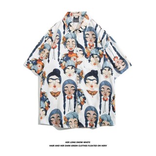 เสื้อฮาวายชาย เสื้อ hawaii ผู้ชาย เสื้อสงกรานต์ รุ่น 3140