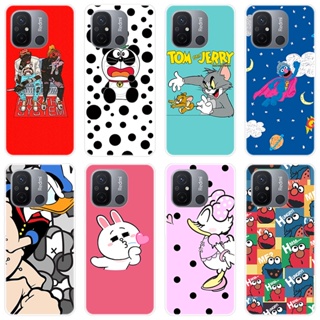 เคสซิลิโคน TPU สำหรับ Xiaomi Redmi 12C 12 C Redmi12C เคส ซิลิโคนนิ่ม น่ารัก