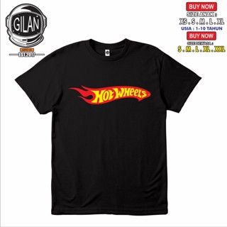 เสื้อคนอ้วน - เสื้อยืดHotwheelsโลโก้เสื้อยืดเกม-ผ้าGilan_01