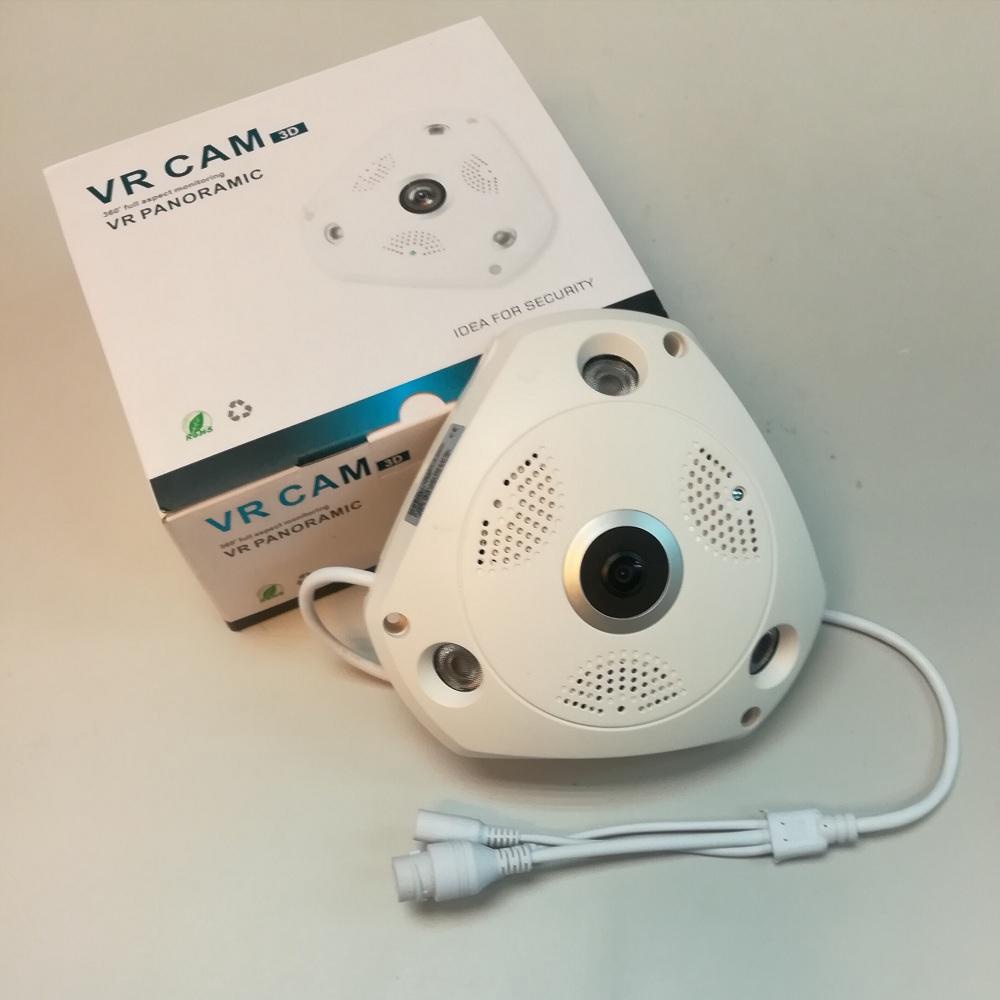 360 DEGREE PANORAMIC 3MP 1.44MM LENS VR WIFI IP CAMERA