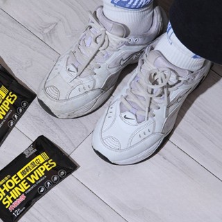 แผ่นเช็ดทำความสะอาดรองเท้า ทิชชูเปียกเช็ดรองเท้า Shoe shine wipes พร้อมส่ง