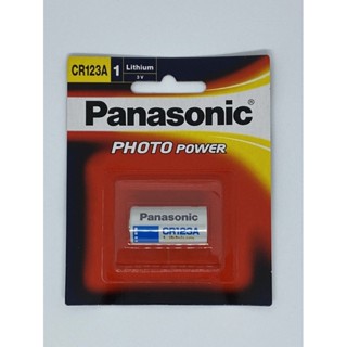 ถ่าน Panasonic CR123A Lithium 3V จำนวน 1 ก้อน แท้ 100% ถ่าน