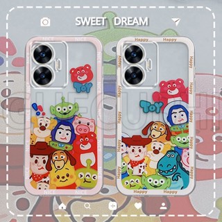 เคสโทรศัพท์มือถือ ซิลิโคนนิ่ม ใส ลายการ์ตูนตลก สําหรับ Realme C55 NFC 2023 RealmeC55