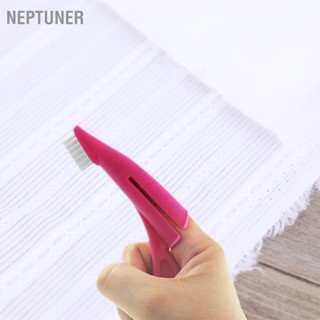 Neptuner แปรงสีฟันไนล่อน แบบสวมนิ้วมือ สําหรับสัตว์เลี้ยง สุนัข แมว