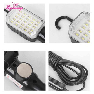 ✿ เริ่มต้น ✿ ไฟฉาย LED AC 220V แบบมือถือ แม่เหล็ก สําหรับตรวจสอบรถยนต์ พร้อมตะขอ ✨ ✿