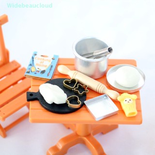 Widebeaucloud 3Pcs/Set 1/12 Mini Dining Table/Chairs Furniture Model Toys For Doll House Nice