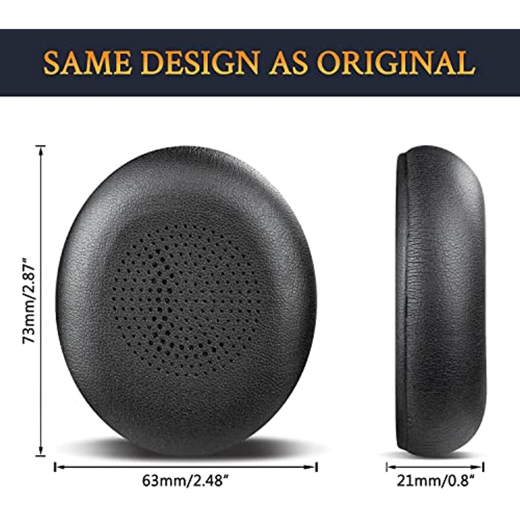 แผ่นรองหูฟังสําหรับ Jabra Evolve2 65 (65MS 65UC USB)/Evolve2 40 (40UC 40MS USB)/Elite 45h ชุดหูฟังไร้สายชนิดใส่ในหู