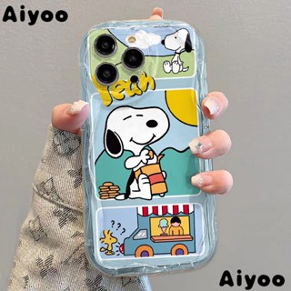 ✅เคสโทรศัพท์มือถือแบบนิ่ม ใส กันกระแทก ลายสนูปปี้ สําหรับ iPhone 14 13promax 12 11 7 8p xs RL11