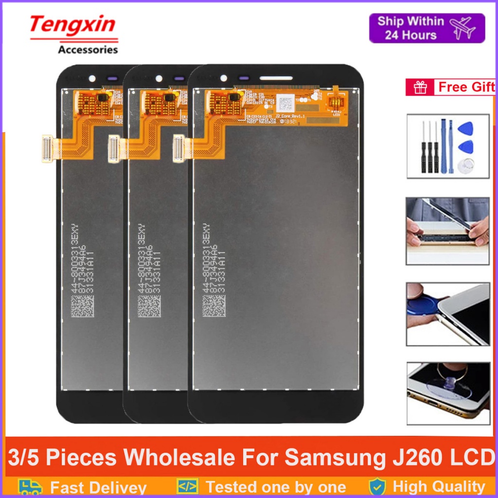 J260 สําหรับ Samsung Galaxy J2 Core LCD J260 SM-J260F J260M J260Y LCD และ Touch Screen Digitizer Ass