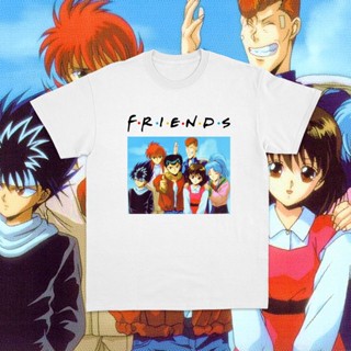 เสื้อยืดผู้ (ขนาดใหญ่) เพื่อน | Yuyu HAKUSHO | เสื้อยืด ลายการ์ตูนอนิเมะ | เสื้อยืด สไตล์วินเทจ | เสื้อยืด พิมพ์ลาย Boot