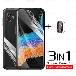 3in1 Front Back Soft Hydrogel Film Screen Protector + lens film For Samsung Galaxy Xcover6 Xcover 6 Pro