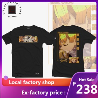 ▲Anime Shirt - ETQT - Demon Slayer - Zenitsu Agatsuma v2 All-match trend Unisex tee_03