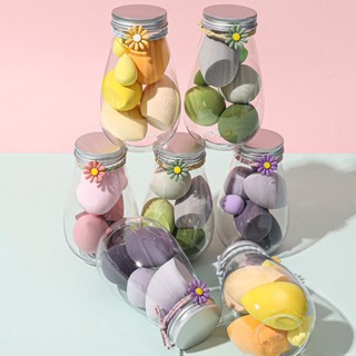 Beauty Egg Do Not Eat Powder Dry Wet Makeup Mini Egg Daisy Drift Bottle Jar ชุดกล่องเก็บของ