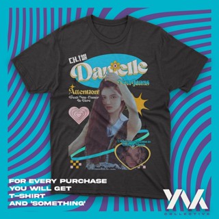 เสื้อยืดพิมพ์ลาย20232023 ใหม่เอี่ยม เสื้อยืดผ้าฝ้าย Danielle NEWJEANS | Kpop T-Shirt