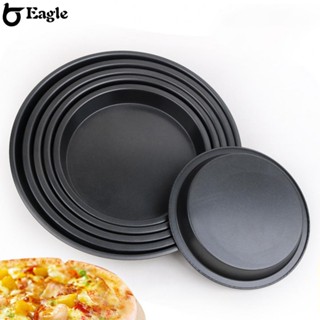 ⭐ Hot Sale ⭐Pizza Trays Pizza Plate Round Baking Tool Carbon Steel Cookie Mold Deep