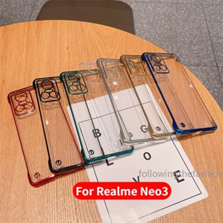 เคสโทรศัพท์มือถือ PC แบบแข็ง บางพิเศษ ป้องกันกล้อง สําหรับ OPPO Realme GT Neo 2 3 3T GT2 Realme Neo2 Neo3 GT2 Neo3T Q5 Pro 5G