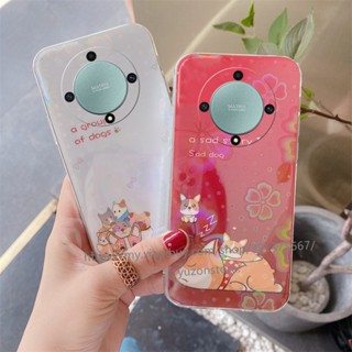 พร้อมส่ง เคสโทรศัพท์มือถือแบบนิ่ม TPU กันกระแทก ลายการ์ตูนหมีน้อย ทนทาน สําหรับ Honor X9a X8a X7a X9 X8 X7 X6 5G 4G เคส Phone Case