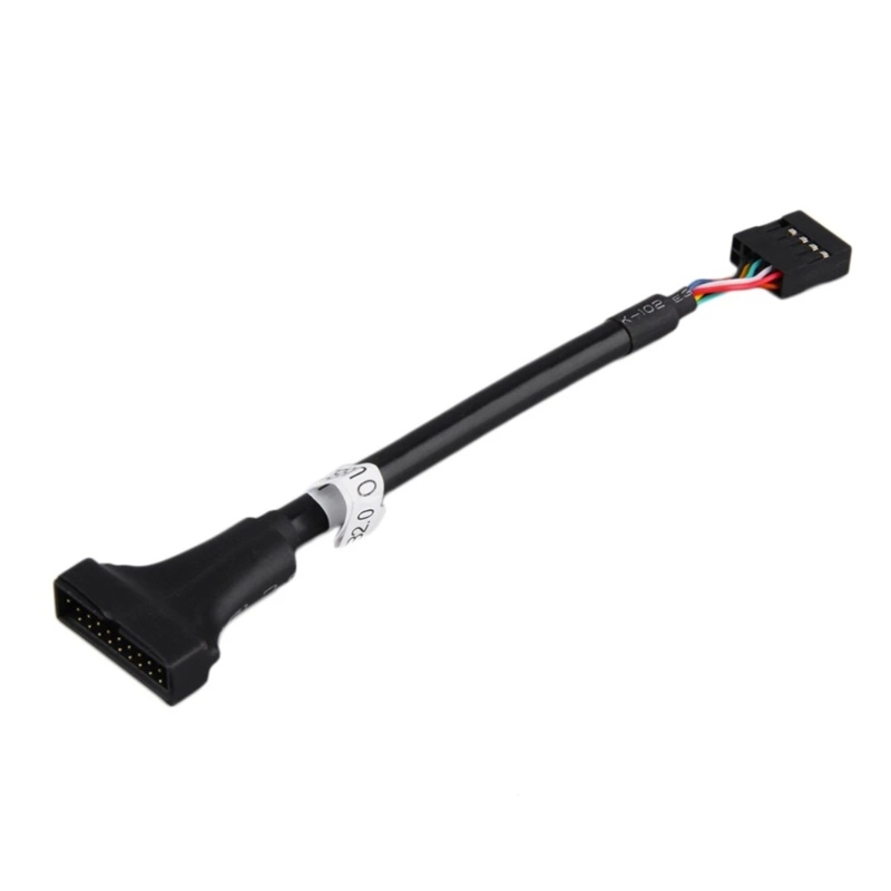 Doublebuy สายอะแดปเตอร์เมนบอร์ด USB3 0 เป็น 2 0 9Pin USB 2 0 ตัวผู้ ตัวเมีย เป็น 20Pin