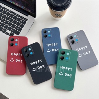 ใหม่ เคสโทรศัพท์มือถือ ซิลิโคนนิ่ม TPU ผิวด้าน กันรอยเลนส์กล้อง ลาย Happy Day สําหรับ INFINIX NOTE 30 VIP X6710 NOTE30 5G 4G INFINIX Note30VIP 2023