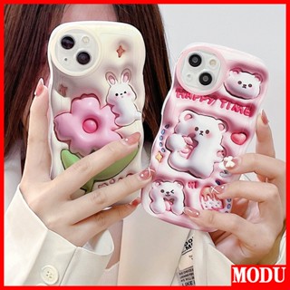 Modu เคสโทรศัพท์มือถือ ลายกระต่าย 3D สําหรับ Realme 10 9 8 9 i 5 i 6 i 6 i 5 s C35 C21 C25 C12 C31 C33 C25 y C21 y C20 C11 C20a C21 7i C17 6 C2 Pro+2021 2020 4G เคสโทรศัพท์มือถือ กันกระแทก สําหรับ Narzo 50i 50a Prime