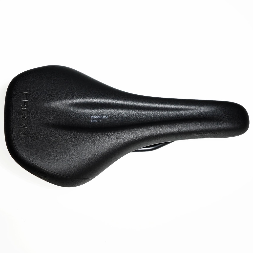 Ergon SM10 Stealth Saddle เบาะรถจักรยานสีดำ เหมาะสำหรับเสือหมอบและเสือภูเขา