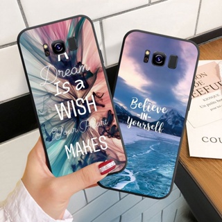 เคสโทรศัพท์มือถือ ซิลิโคนนิ่ม ลายทิวทัศน์ สําหรับ Samsung Galaxy S8 S9 Plus