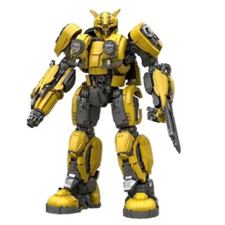 ((พร้อมส่ง) [King Kong Assemble Number] ของเล่นตัวต่อหุ่นยนต์ Gaiden Bumblebee Bumblebee KYLM 66 ชิ้น