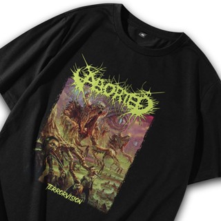 oversize T-shirt Kaos Death Metal Baju Metal Aborted – เสื้อยืดลําลอง สําหรับผู้ชาย ผู้หญิง แขนสั้น พิมพ์ลายวงร็อค Baju