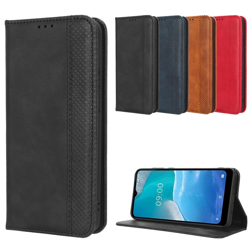 ซองหนังพลิกแม่เหล็กสําหรับ Asus rog โทรศัพท์ 2 3 5 6 ZS660KL ZS661KL Retro โทรศัพท์ป้องกันกรณี