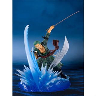 ((พร้อมส่ง) โมเดลฟิกเกอร์โจรสลัด Super Fierce Battle Roronoa Zoroer Harbor Island Zoro Scenery บรรจุกล่อง 1 ชิ้น