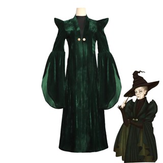 ชุดคอสเพลย์ แฮร์รี่พอตเตอร์ Mileva McGonagall สําหรับศาสตราจารย์ฮอกวอต