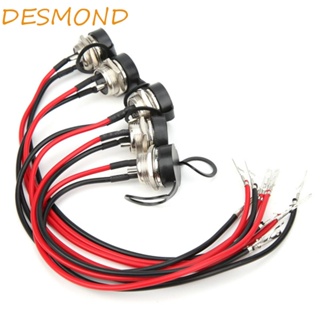 Desmond พอร์ตชาร์จแบตเตอรี่ หัวกลม 3 Pin สําหรับรถจักรยานไฟฟ้า