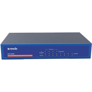 TENDA TEF1008P 8-Port 10/100Mbps Desktop Switch With 4-Port Poe รับประกันศูนย์ 1ปี