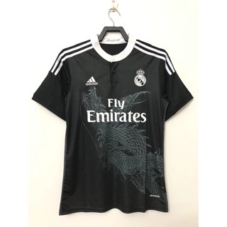 เสื้อกีฬาแขนสั้น ลายทีมชาติฟุตบอล Real Madrid 14/15 2014/2015 BELE11 RONALDO 7 SERGIO Ramos 4