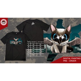 เสื้อยืดลายแมวน่ารัก Cat