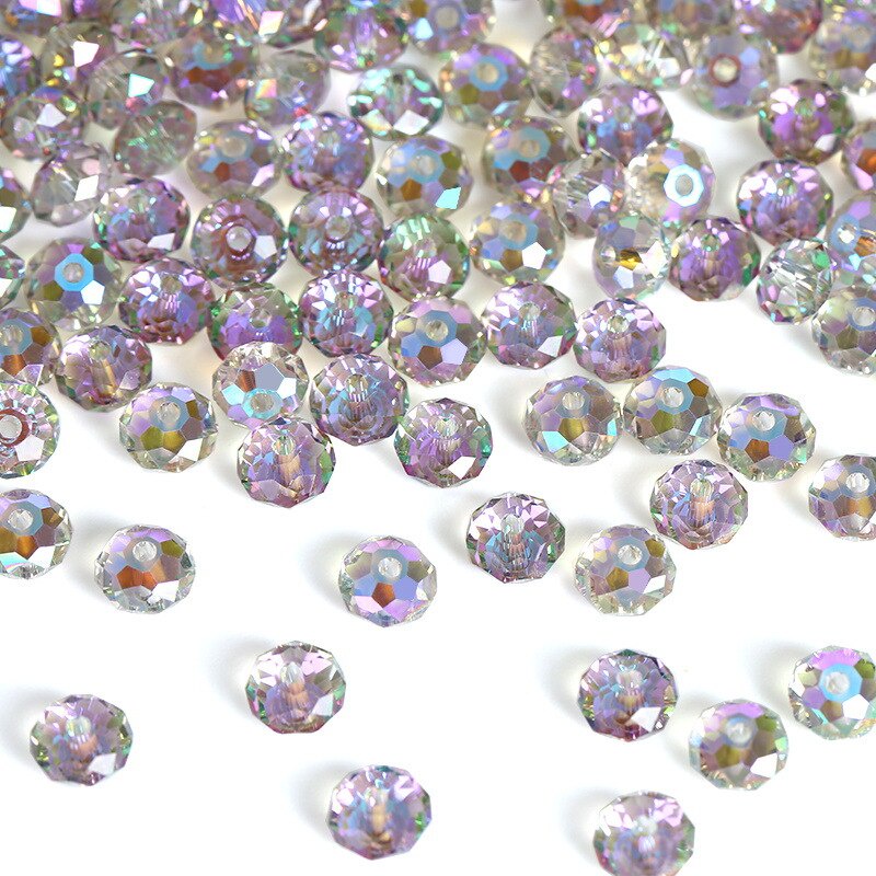 ลูกปัดแก้วคริสตัลออสเตรีย 5040 4-8 มม. สําหรับทําเครื่องประดับ สร้อยคอ สร้อยข้อมือ DIY