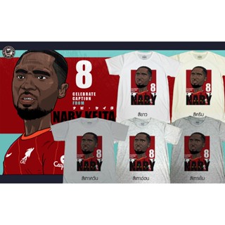 เสื้อยืดพิมพ์ลายเสื้อยืดลายการ์ตูน หงส์แดง ลิเวอร์พูล(Liverpool) NABY8