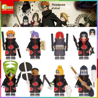 ของเล่นตัวต่อนารูโตะ Akatsuki Members Uchiha Itachi Payne Konan Juren ขนาดเล็ก