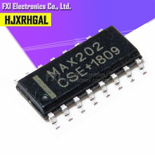 10pcs MAX202CSE MAX202 CSE SOP-16 RS-232 Interface IC 5V RS-232 Tcvr w/0.1uF External Cap new original