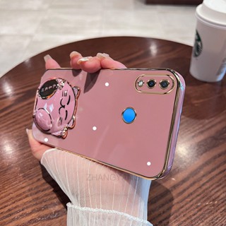 เคสโทรศัพท์มือถือ TPU นิ่ม ขอบตรง ลายแมวน่ารัก 3D สําหรับ Huawei nova 3i nova 3