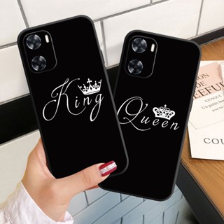 เคสโทรศัพท์ซิลิโคน แบบนิ่ม ลาย King สําหรับ OPPO A74 5G A76 A77 4G A77S