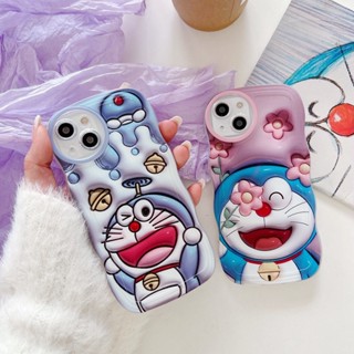 เคส OPPO Reno8 5G T Reno8T 7 4G Reno6 Z Casing Reno 8T 7 6 8 7Z 8Z 5 4 3 4G Reno6 Reno5 Reno4 Reno3 Lite ฝาครอบหยักนุ่มสีฟ้า Cat